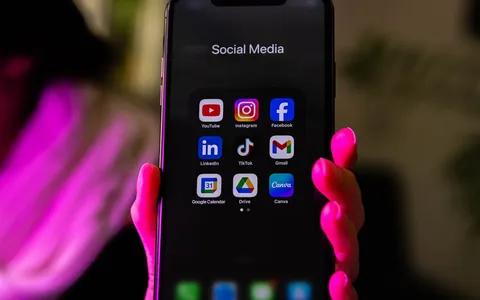 Smartphone displaying mobile apps